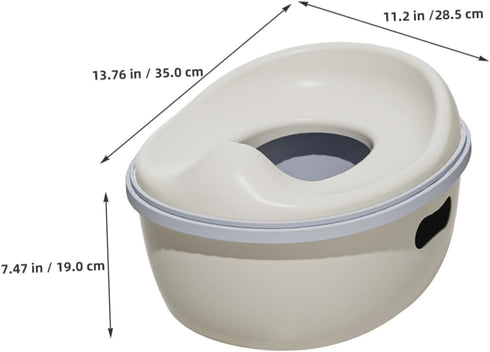 STOBOK Potty Training Toilet for Toddlers Portable Plastic Boys and Girls Potty Ergonomic Seat Compact Design