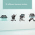 2 in 1 Net Baby Stroller Sun Shades with Zipper Window, Universal Mesh Travel Cover for Outdoor Walking, Beach