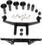 Traxxas Front & Rear Body Mount with Body Posts, Extensions & Hardware, Black