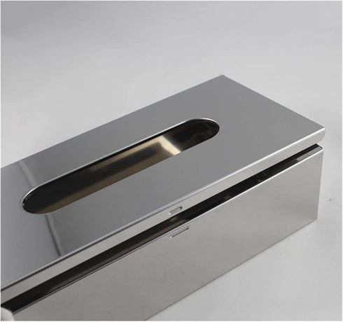 NYMFEA yaoqijie Wet Tissue Box Desktop Seal Baby Wipes Paper Storage Box Dispenser Holder Household Stainless Steel
