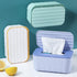 Generic Playful/Decorative Rectangular Polypropylene Tissue Storage Box Case Wet Wipes Dispenser Holder, Wall-Mounted