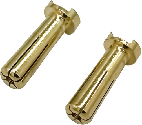10pcs 5mm Gold Plated Banana Plug Connector Male for RC Model Vehicle Car Motor ESC LIPO Battery DIY Parts