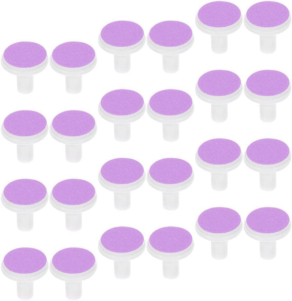 POPETPOP Baby Electric Nail Trimmer Replacement Pads 24 Pcs Sandpaper Grinding Heads