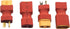 2 Pairs Vgoohobby XT60 XT-60 Plug to T Plug Adapter Connector for RC FPV Drone Car Lipo NiMH Battery Charger