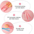 Baby Bottle Tong, Anti-Slip Pacifier Bottle Tongs, Silicone Baby Safety Bottle Holder, Scissor Design Multi-Functional