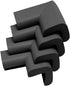 KidKusion Safety Corner Cushion, 4-Piece, Black, Child Proofing, Baby Proof Table Protector