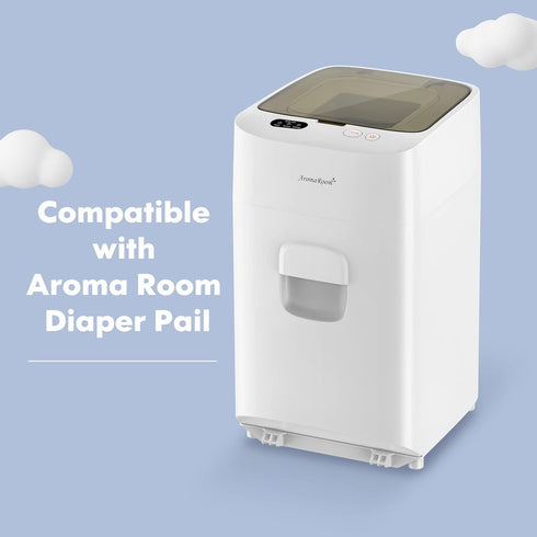 540 Count, 12 6.7"x10.8") Aroma Room Diaper Pail Refills bag, Leak & Odors Proof Diaper Trash Bags for Newborn Diapers