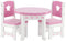 Emily Rose 14 Doll Dining Set - Pink & White Kitchen Table