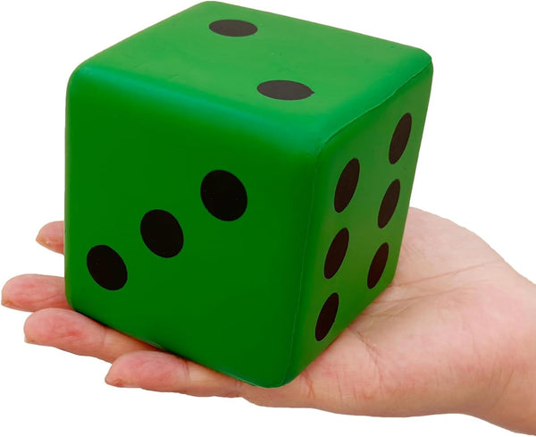 3.1 Inches Foam Dice Toy - A Fun-Filled Kawaii Educational Toy for Kid Board Game and Learning Sessions (Fortunate