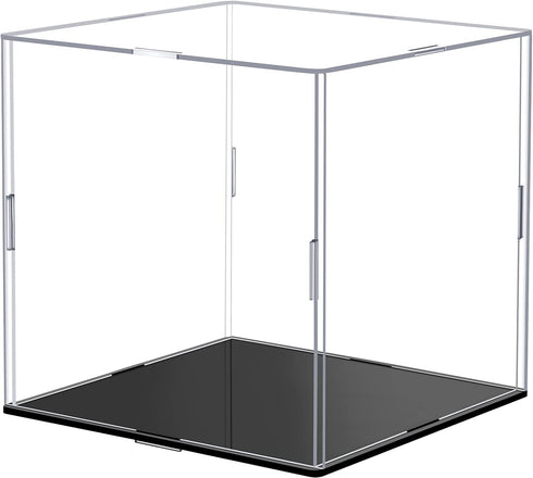 Clear Self-Assembly Acrylic Display Case - Transparent Dust Proof Protection Showcase for Boy Figurine Toys