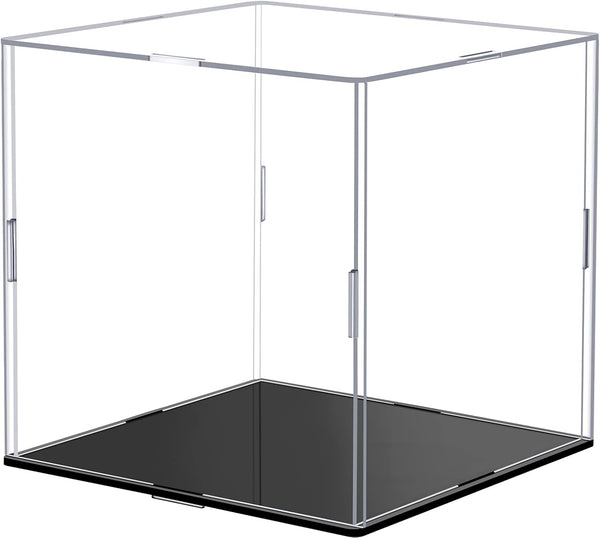 Clear Self-Assembly Acrylic Display Case - Transparent Dust Proof Protection Showcase for Boy Figurine Toys