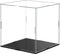 Clear Self-Assembly Acrylic Display Case - Transparent Dust Proof Protection Showcase for Boy Figurine Toys