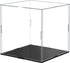 Clear Self-Assembly Acrylic Display Case - Transparent Dust Proof Protection Showcase for Boy Figurine Toys