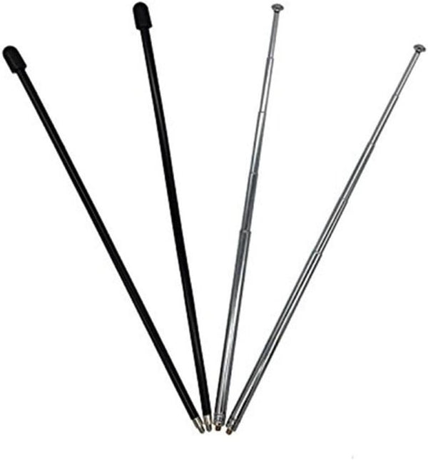 4Pcs Remote Control Metal and Soft Antenna Accessory, Children Ride On Car Replacement Parts