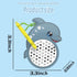 Unremittingly 3In1 Strawberry Dolphin Turtle Magnetic Drawing Board for Kids & Toddlers with Beads and Magnet Stylus