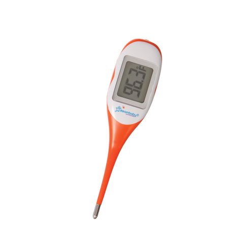 Dreambaby Rapid Response Digital Thermometer with Fever Alert, Orange