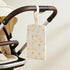 PLGEBR Mommy Portable Bag for Stroller,Refillable Floral Baby Wipe Holder Quilted Wipe Pouch with Lanyard for Travel