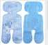 LAKEFA Baby Summer Linen Ice Silk Sleeping Mat for Strollers and Carriers (Blue)