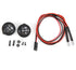 VGEBY1 RC LED Headlights, 22MM Decoration Kit for 1/10 Scale RC Crawler Car Toy Vehicle