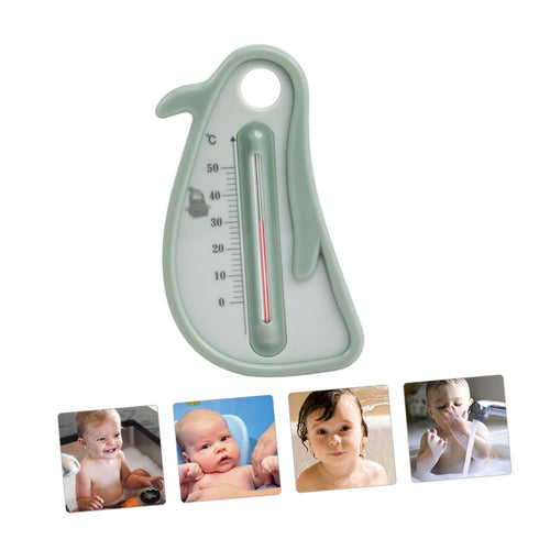 HAKIDZEL Bath Thermometer Penguin Shaped Water Temperature Measurement Tool Random Color