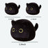 Mini Cat Stuffed Animal, Cute Plush Doll Toy Gift for Girls Boys, 3 Pieces (3 Black Cats)