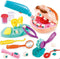 Kids Little Dentist Play Dough Set, Toy Doctor Drill and Fill Playset, Playdough Toy Set