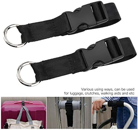 VGEBY Stroller Hooks, 2 Pcs Universal Round Strong Handy Hooks for Wheelchair Organizer Hanger