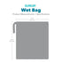 Packing Bumkins Waterproof Wet Bag for Baby, Travel, Swim Suit, Cloth Diapers, Pump Parts, Pool, Beach, Gym Clothes