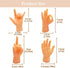 AQKILO Tiny Hands Mini Finger Puppets, 8 Pieces Left and Right Hand Set, Funny Party Favors and Novelty Toys