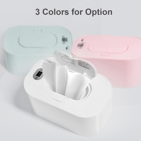 lyrlody 45 80PCS Baby Wipe Warmer, Baby Wipe Warmer Dispenser, USB Powered, Constant Temperature Heating for Sensitive