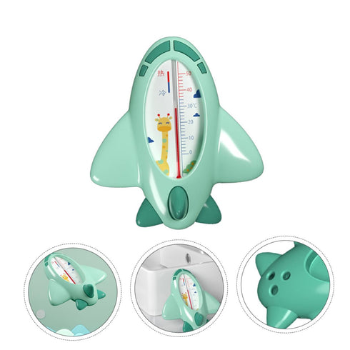MUELODSIC Bath Thermometer Cartoon Plane Shape Floating Water Temperature Monitor for Safe and Healthy Baths Quick