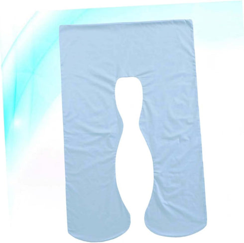 MERRYHAPY U-Shaped Pillowcase for Pregnant Women Soft Knit Easy Zipper Machine Washable Durable Cover for Pregnancy