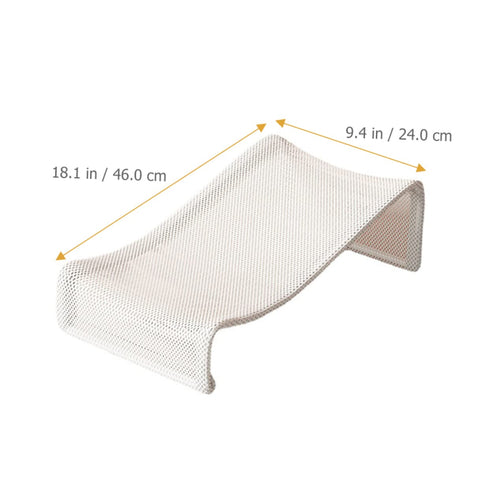 Infant Bath Support Seat Mesh Bath Pad Baby Bathtub Mesh Seat Save Time Effort Comfortable Bathing for Newborns