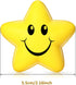 20 Pieces Star Smile Face Stress Balls, Mini Foam Smile Ball Stress Relief Toy for Kids