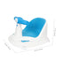 Levemolo Bath Seat with Backrest and Non-Slip Suction Cups Shower Chair for Sit-up Support Safe Material Bathtub Seat
