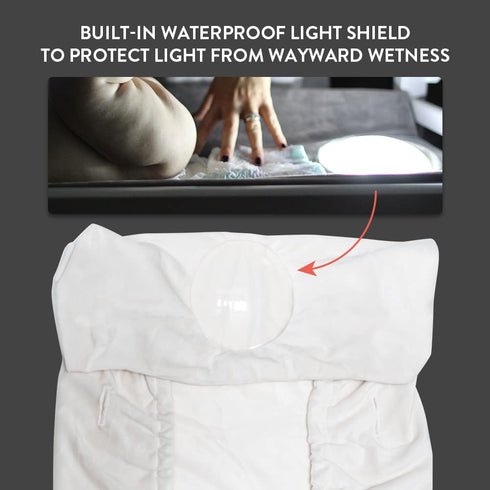 Cream IllumiPAD Changing Pad Cover by Prince Lionheart
