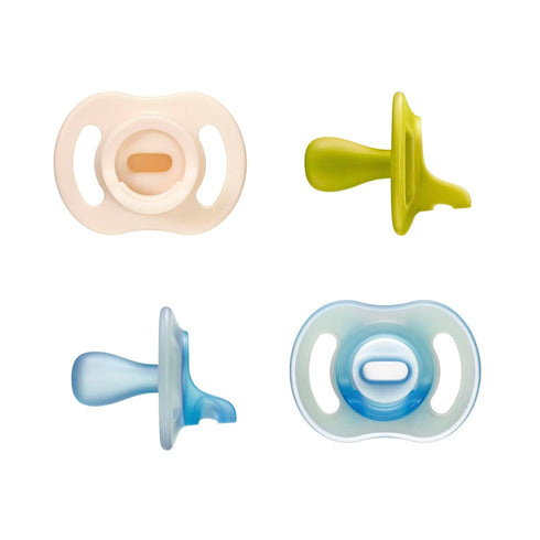 Tommee Tippee Stay Put Pacifier Set, Contains 2 Ultra-Light StayPut Glow in