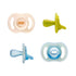 Tommee Tippee Stay Put Pacifier Set, Contains 2 Ultra-Light StayPut Glow in