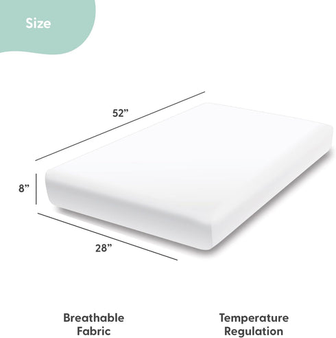 4-Pack Set 100% The Peanutshell Organic Fitted Crib Sheet - Soft & Breathable Baby Girl or Boy Crib Sheets, Jersey