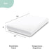 4-Pack Set 100% The Peanutshell Organic Fitted Crib Sheet - Soft & Breathable Baby Girl or Boy Crib Sheets, Jersey