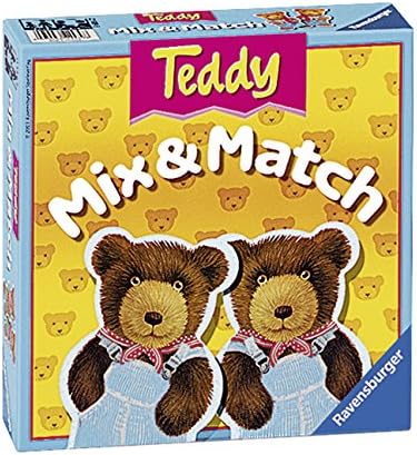 Ravensburger Teddy Mix & Match Interactive Game, Quick Play for Age 2 and Up, Classic Family Fun with Quality