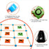 2-in-1 Bean Bag Bottle and Can Throwing Play Set for Outdoor and Indoor Games, Rope Throwing Tic Tac Toe Set