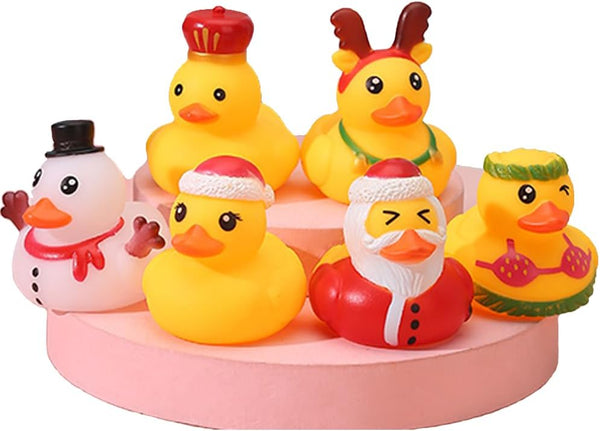 WYNAKESHU Assorted Rubber Duck Small Rubber Ducks in Bulk Baby Shower Bath Toy