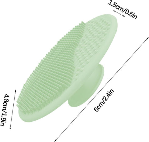 Generic Baby Scalp Brush - Baby Bath Scrubber | Silicone Baby Hair Scrubber | Children Scalp Massager Comb | Newborns