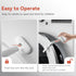 EUDEMON Baby Safety Washer/Dryer Door Stopper, Front Load Washer Door Prop for Kids, Safety Door Lock (White)