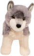 8-Inch Douglas Ashes Wolf Plush Stuffed Animal - Long