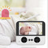Bloepum 4.3Inch Alert,720p Video Baby Monitor, Baby Caregiver, IPS Screen Baby Camera Monitor Lullaby Feeding US Plug