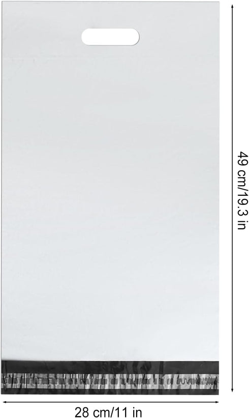 100 Pack Plastic Bags for Adult Diaper Disposal Handle Adult Diaper Disposal Self-Adhesive Strips to Seal in Odours