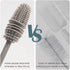 Set 12.5 Silicone Bottle Brush & Silicone Straw Cleaner Long Handle, Flexible, Odor-Resistant, Dishwasher Safe