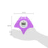 Famidoc Baby Bath Thermometer, New Upgraded Sensor Technology for Baby Bath Tub Floating Toy (Purple)